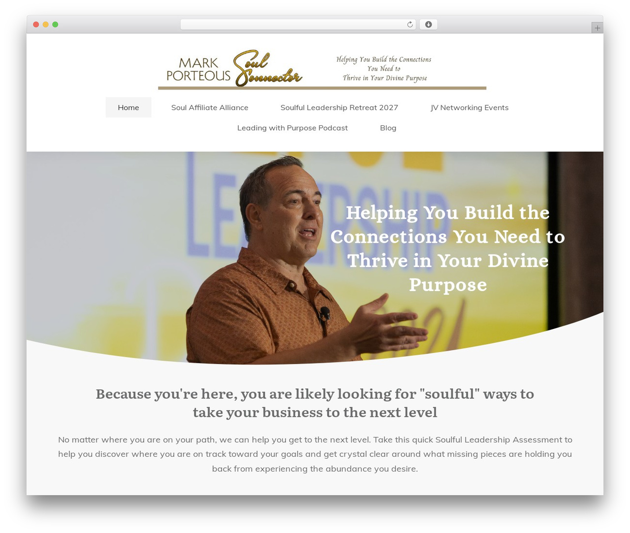 Thrive Theme Builder WordPress theme - markporteous.com
