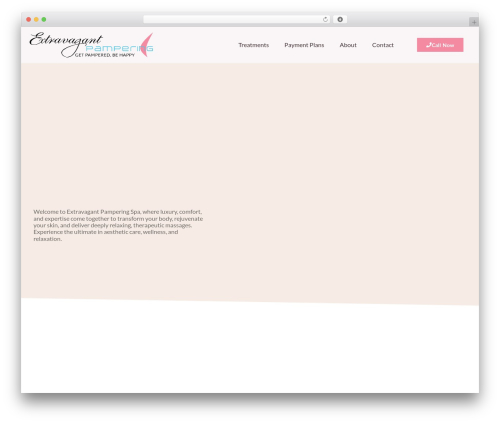 WordPress theme Base Theme - extravagantpampering.com