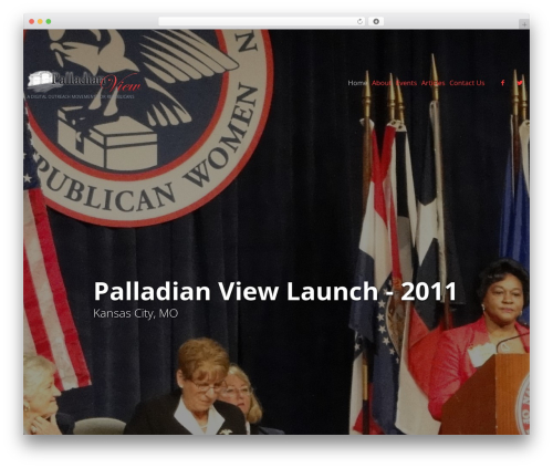 WordPress theme cherry - palladianview.com