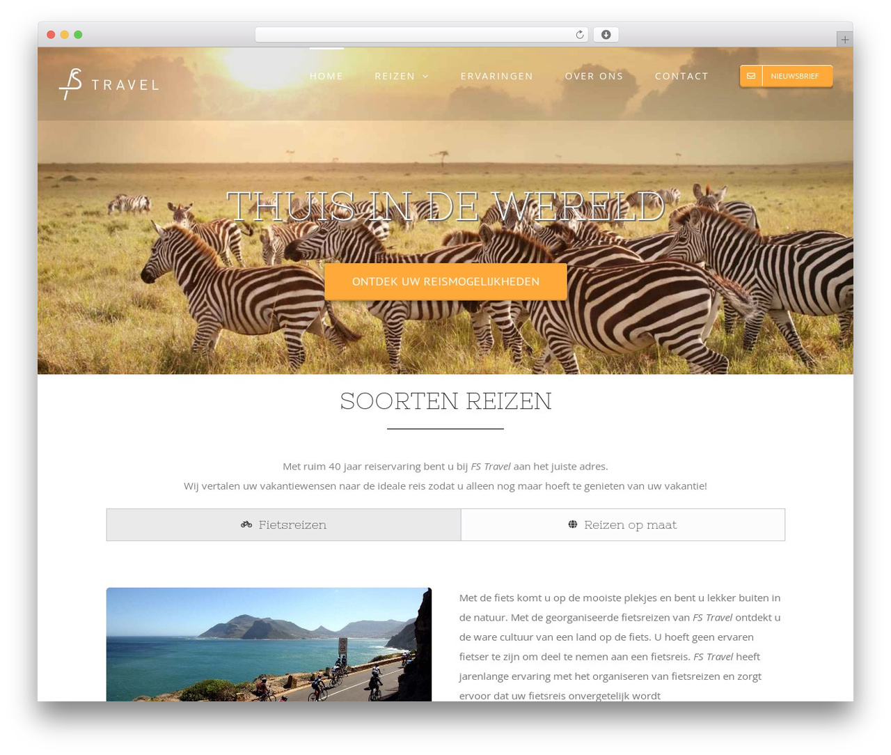 Avada WordPress page template by ThemeFusion - fstravel.nl