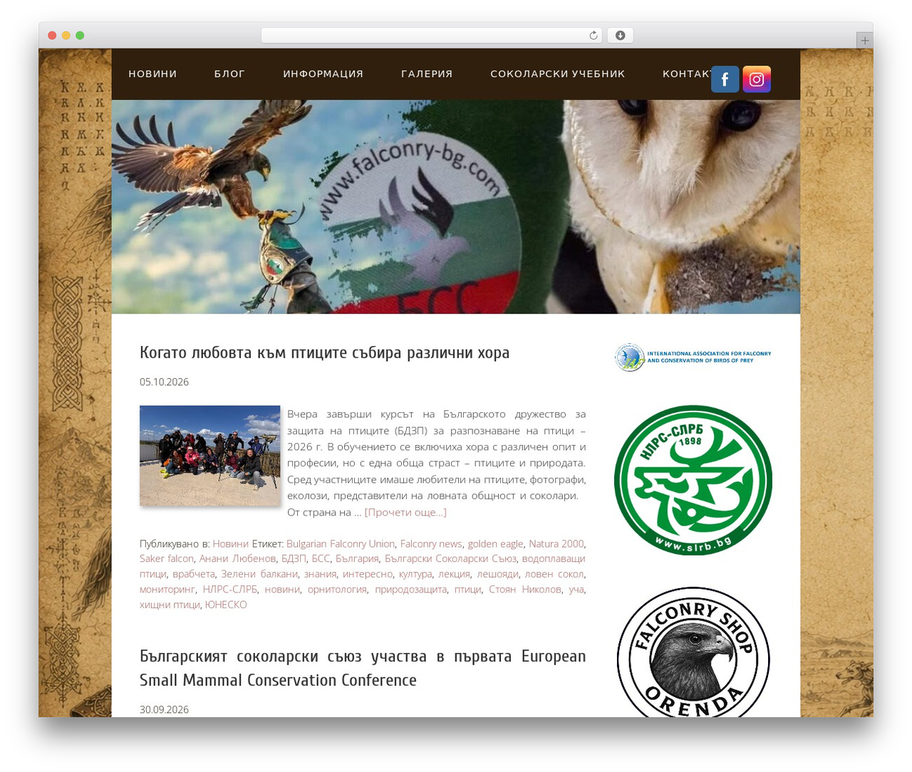 Omega theme WordPress - falconry-bg.com Omega theme WordPress - falconry-bg.com