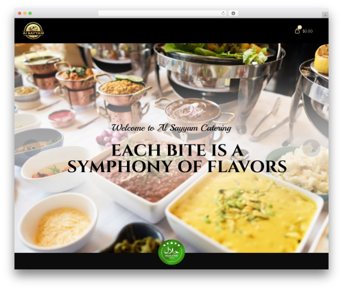 Broso WordPress theme - alsayyamcatering.ca