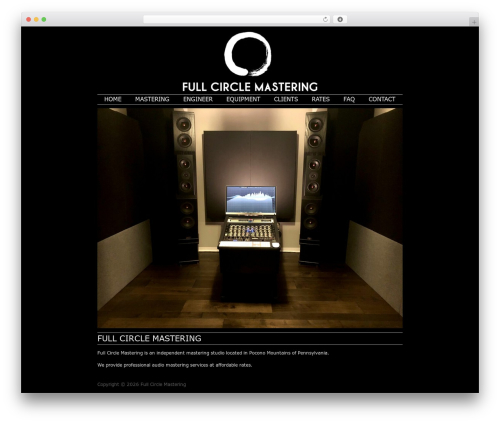 Empty Canvas WordPress theme - fullcirclemastering.com
