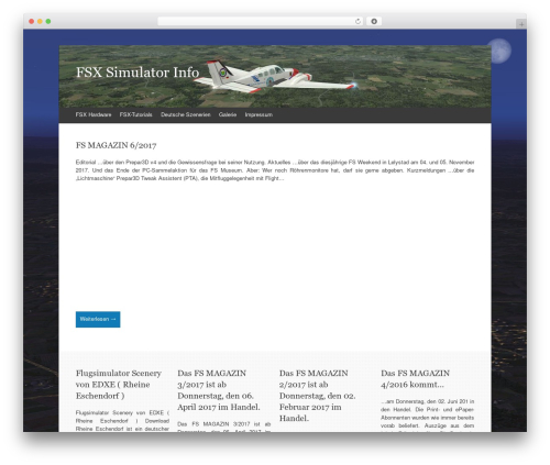 Expound WordPress theme - fsx-info.de