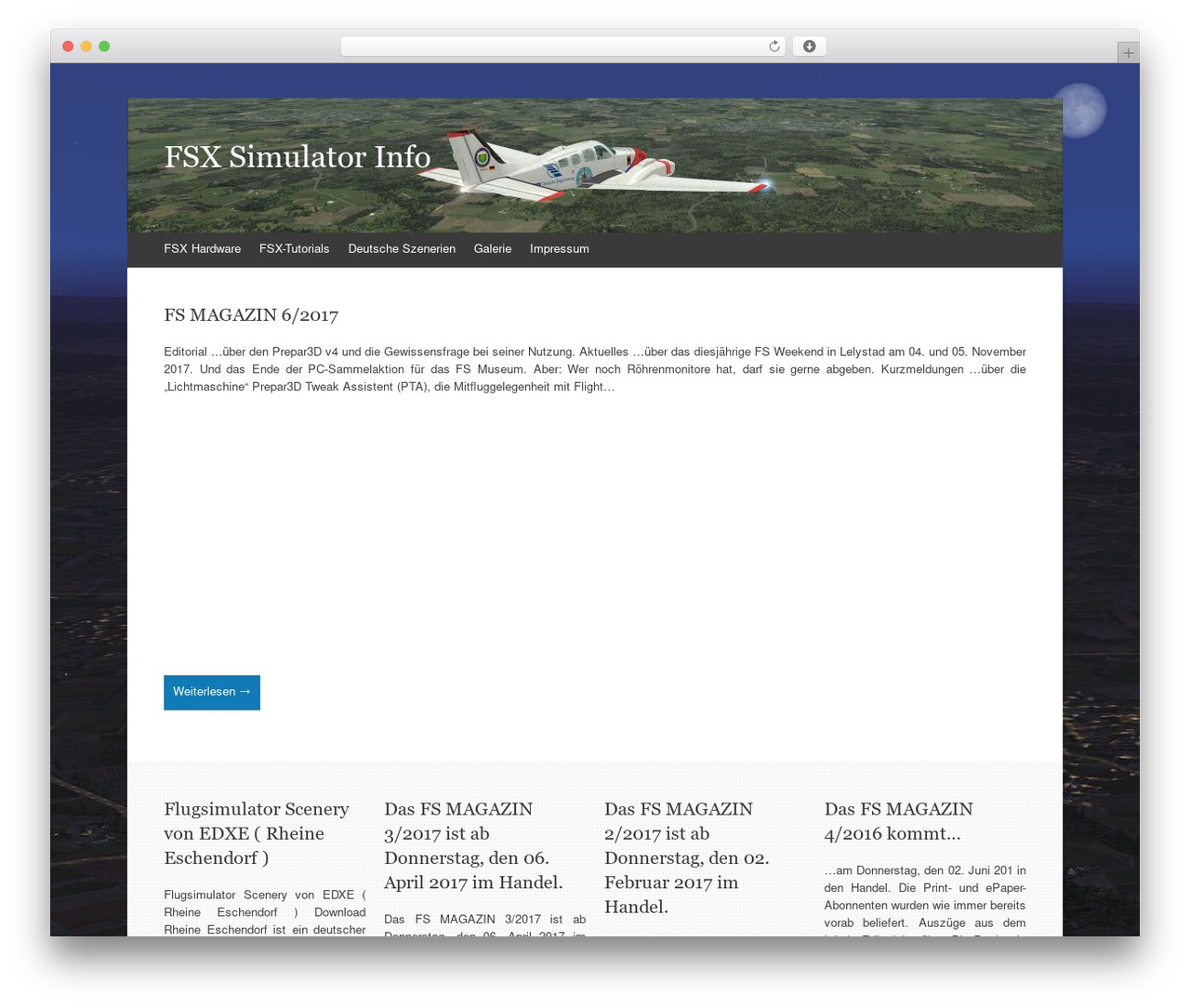 Expound WordPress theme - fsx-info.de