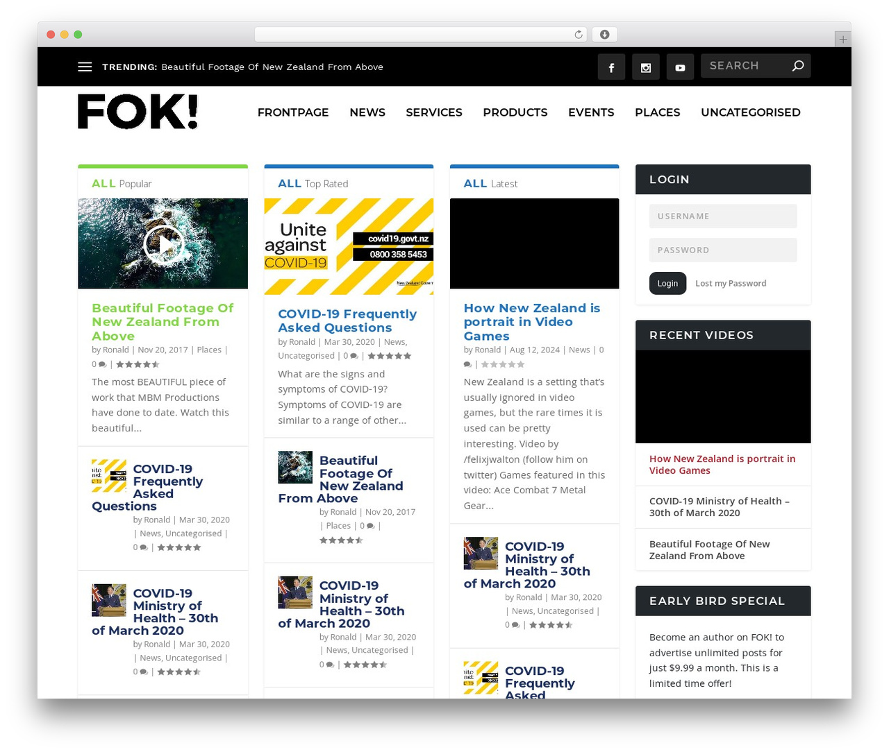 Extra WordPress theme design - fok.co.nz Extra WordPress theme design - fok.co.nz