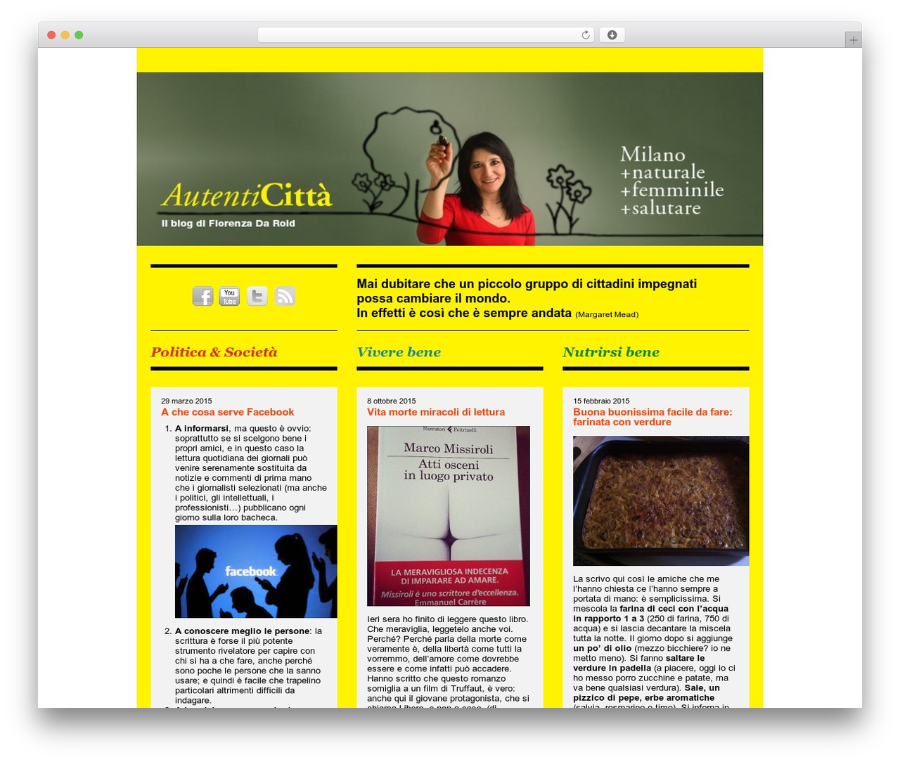 Fiore theme WordPress - fioredarold.it