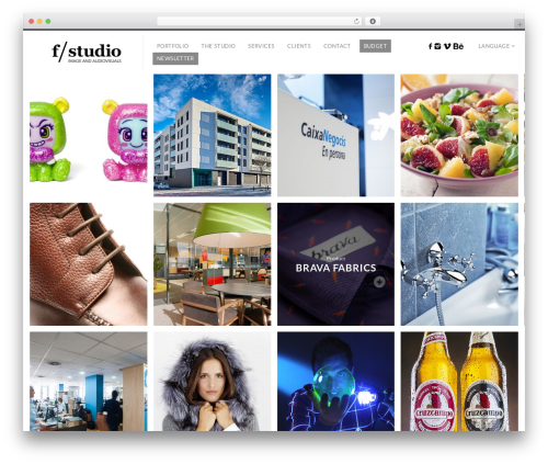 Fluxus WordPress theme - fstudio.es