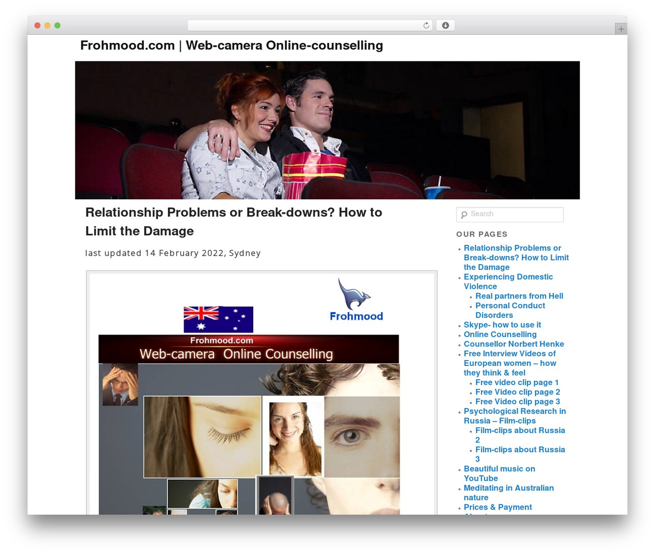 Frohmood WordPress theme - frohmood.com Frohmood WordPress theme - frohmood.com