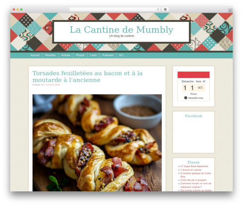Patchwork WordPress website theme - mumbly.org