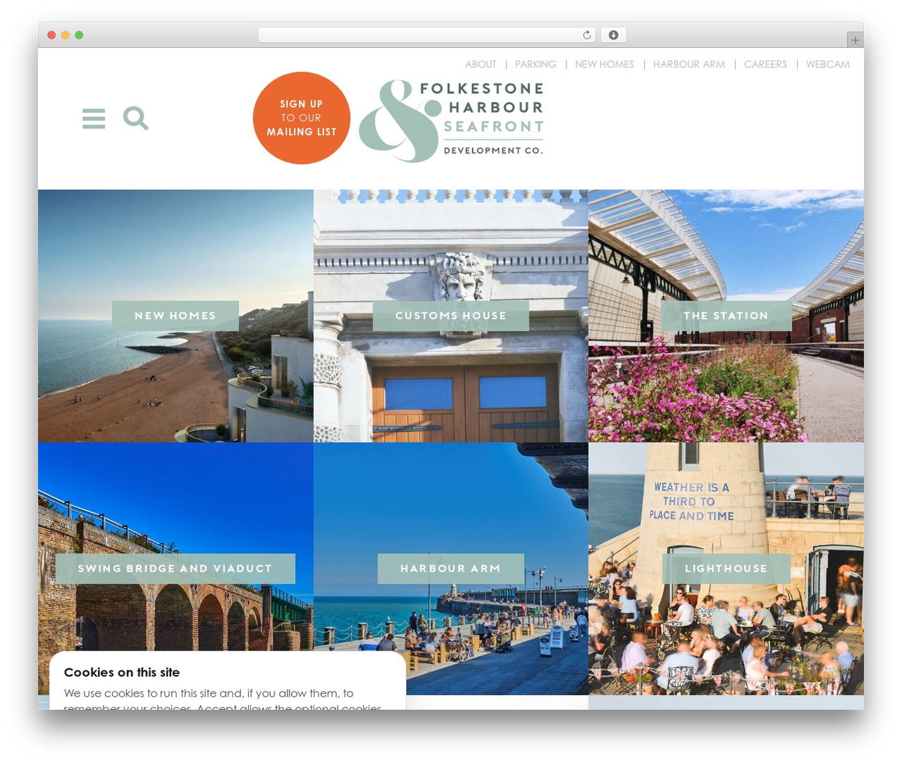 Pendulum development WordPress theme - folkestoneseafront.com