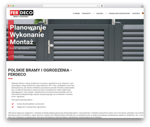 Proformat WordPress theme - ferdeco.pl