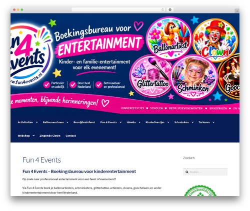 Storefront best WooCommerce theme - fun4events.nl