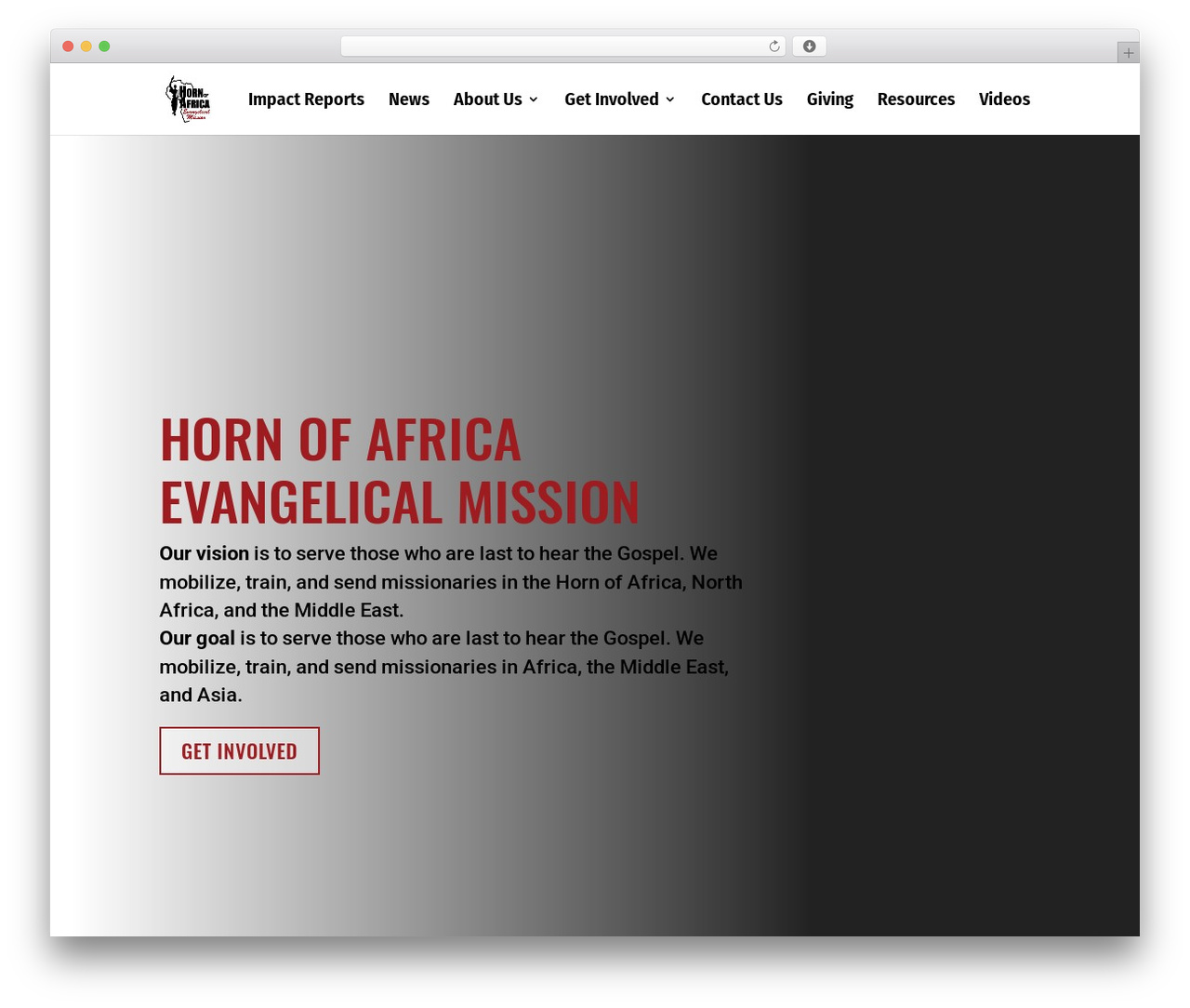 Theme WordPress Horn of Africa - hornofafrica.org