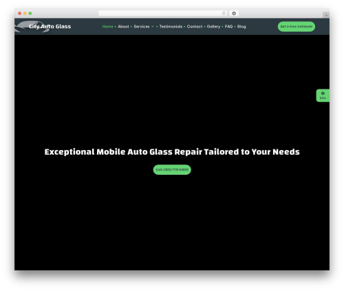 Theme WordPress Divi - cityautoglassmd.com