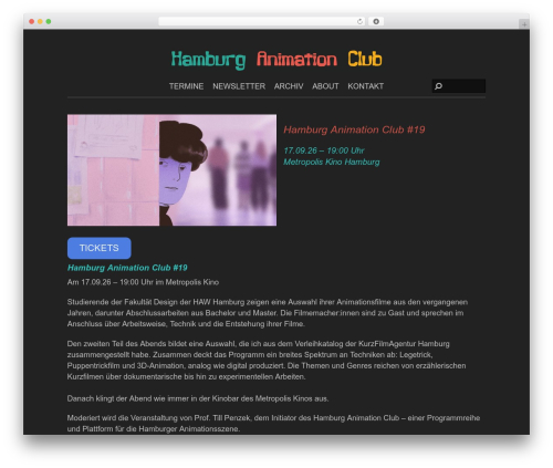 Themify Simfo WP theme - hamburg-animation.com