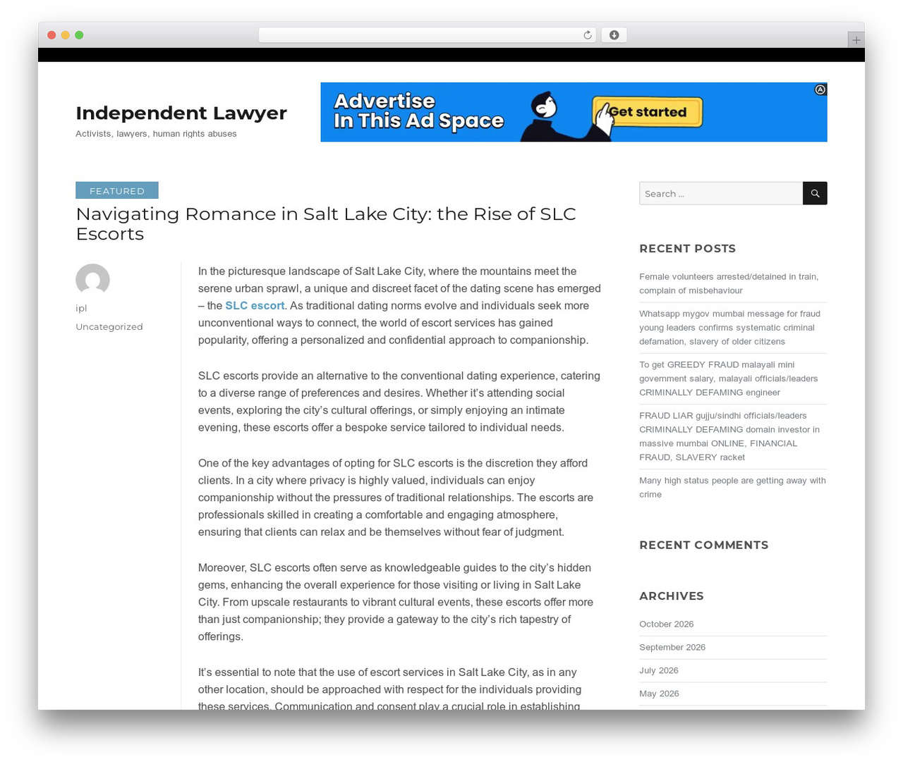 Twenty Sixteen WordPress theme - independent-lawyer.com Twenty Sixteen WordPress theme - independent-lawyer.com