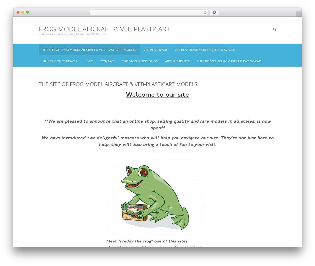 Ultimate Pro WordPress theme - frogmodelaircraft.co.uk