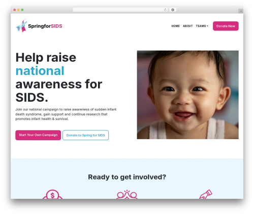 WordPress theme BootScore - springforsids.org