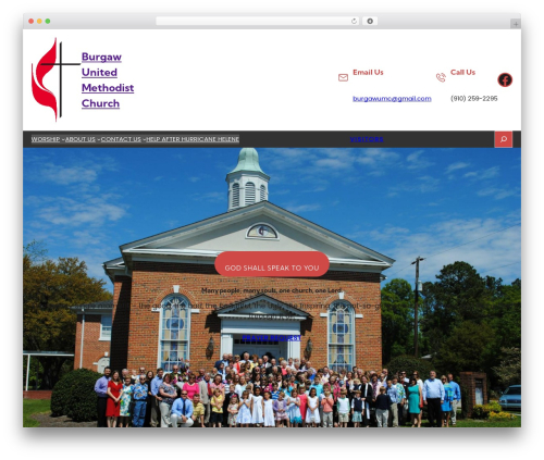 WordPress theme Cathedral - burgawumc.org
