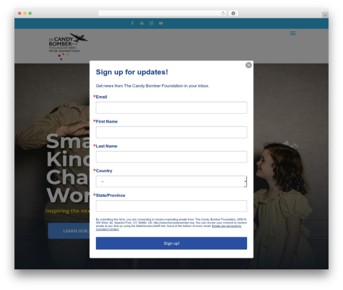 WordPress theme Divi - thecandybomber.org