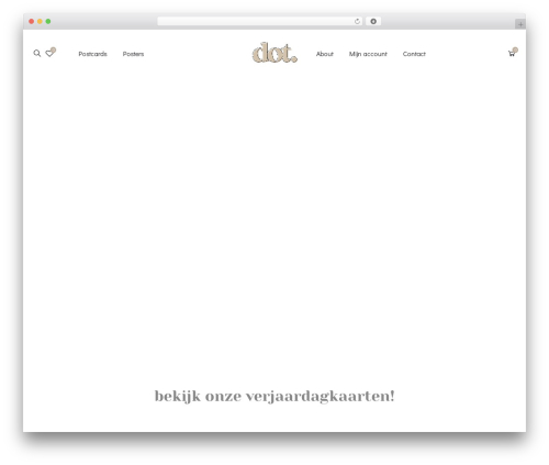 WordPress theme Kable - kaartjevandot.nl