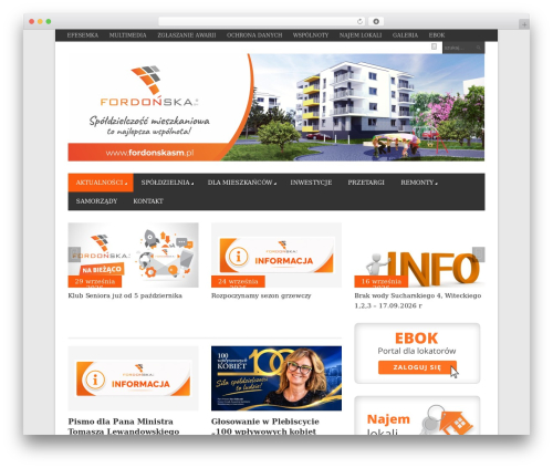 WordPress theme Magazon - fordonskasm.pl