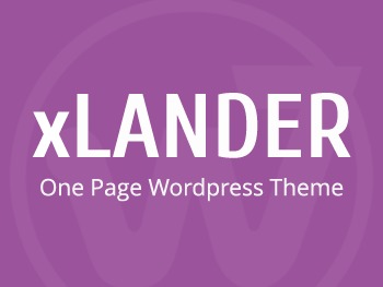WordPress theme xLander by WhoaThemes