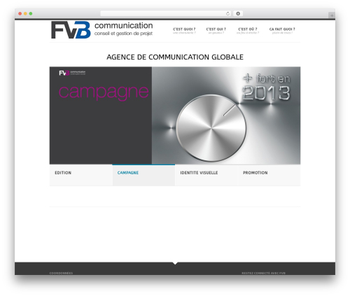 WordPress website theme SmartStart WP - Responsive HTML5 Theme - fvbcommunication.com