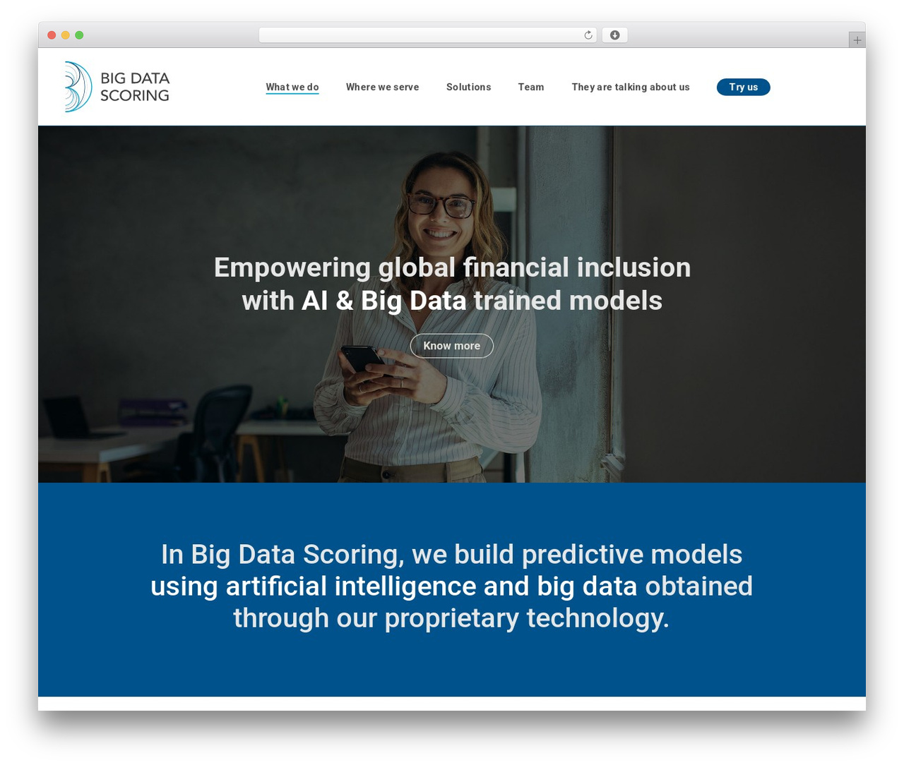 Big Data Scoring WordPress theme - bigdatascoring.com