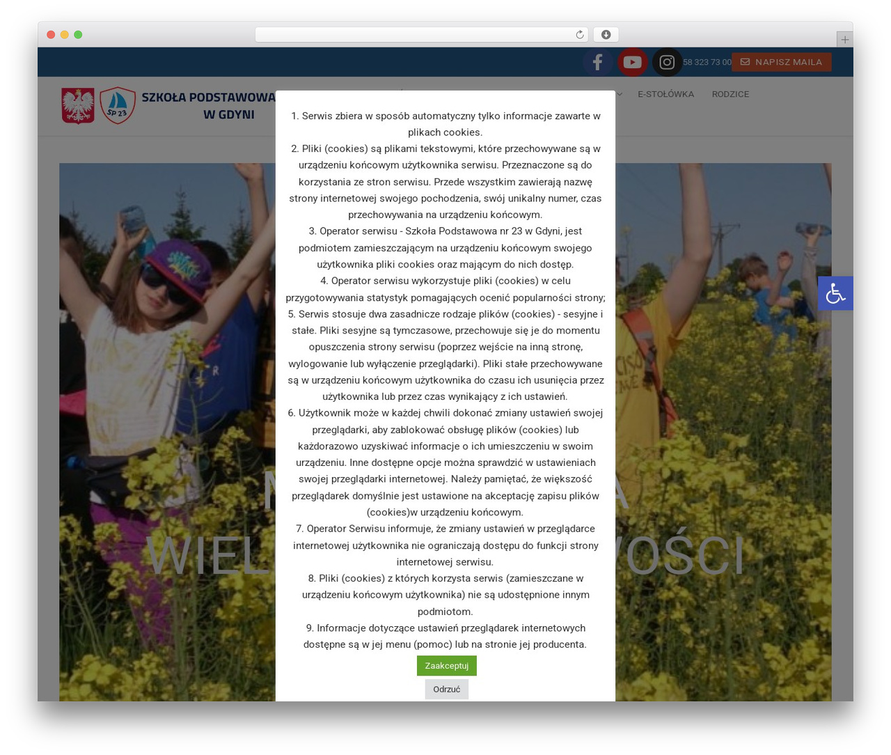 Customify WP theme - sp23gdynia.pl