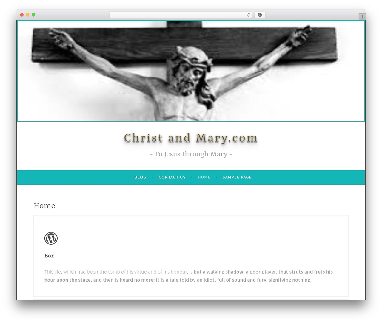 Dara theme WordPress - christandmary.com Dara theme WordPress - christandmary.com