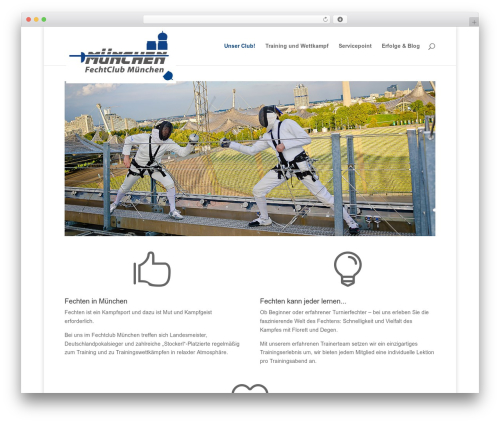 Divi WordPress theme - fcmev.de