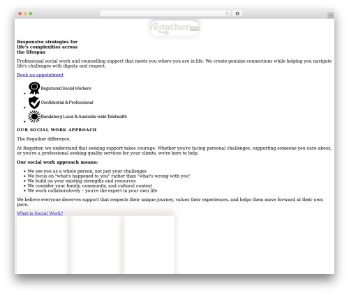 Etch Enlive// Child Theme theme WordPress - www.regather.com.au