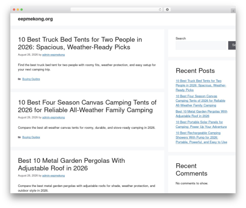 Amazon creators block WordPress plugin - eepmekong.org