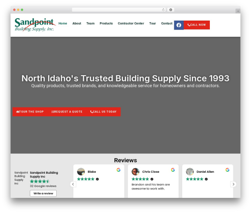 Hello Elementor WordPress ecommerce theme - sandpointbuildingsupply.com