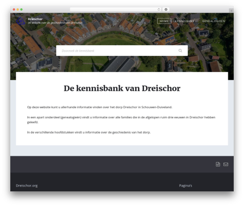 Lore theme WordPress - dreischor.org