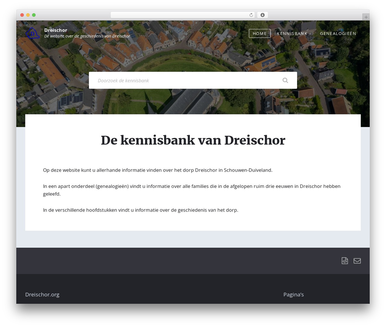 Lore theme WordPress - dreischor.org