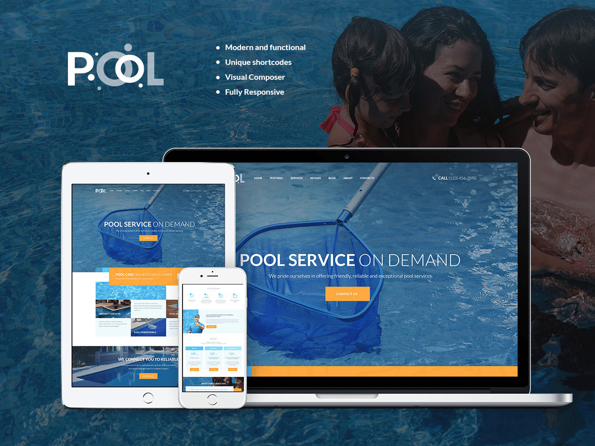 PoolServices WordPress theme PoolServices WordPress theme
