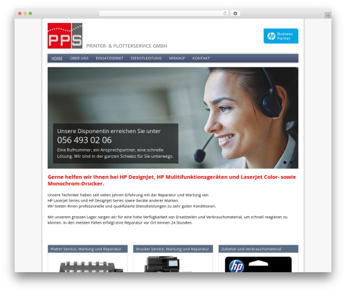 PPS theme WordPress - printerservice.ch