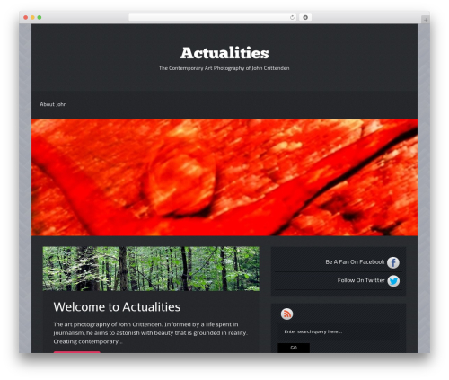 Raptor WordPress theme image - photoactualities.com Raptor WordPress theme image - photoactualities.com