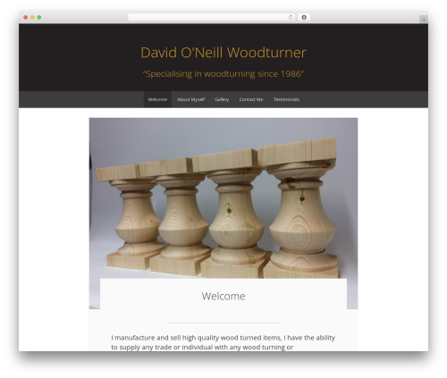 Relativity premium WordPress theme - woodturningservices.com