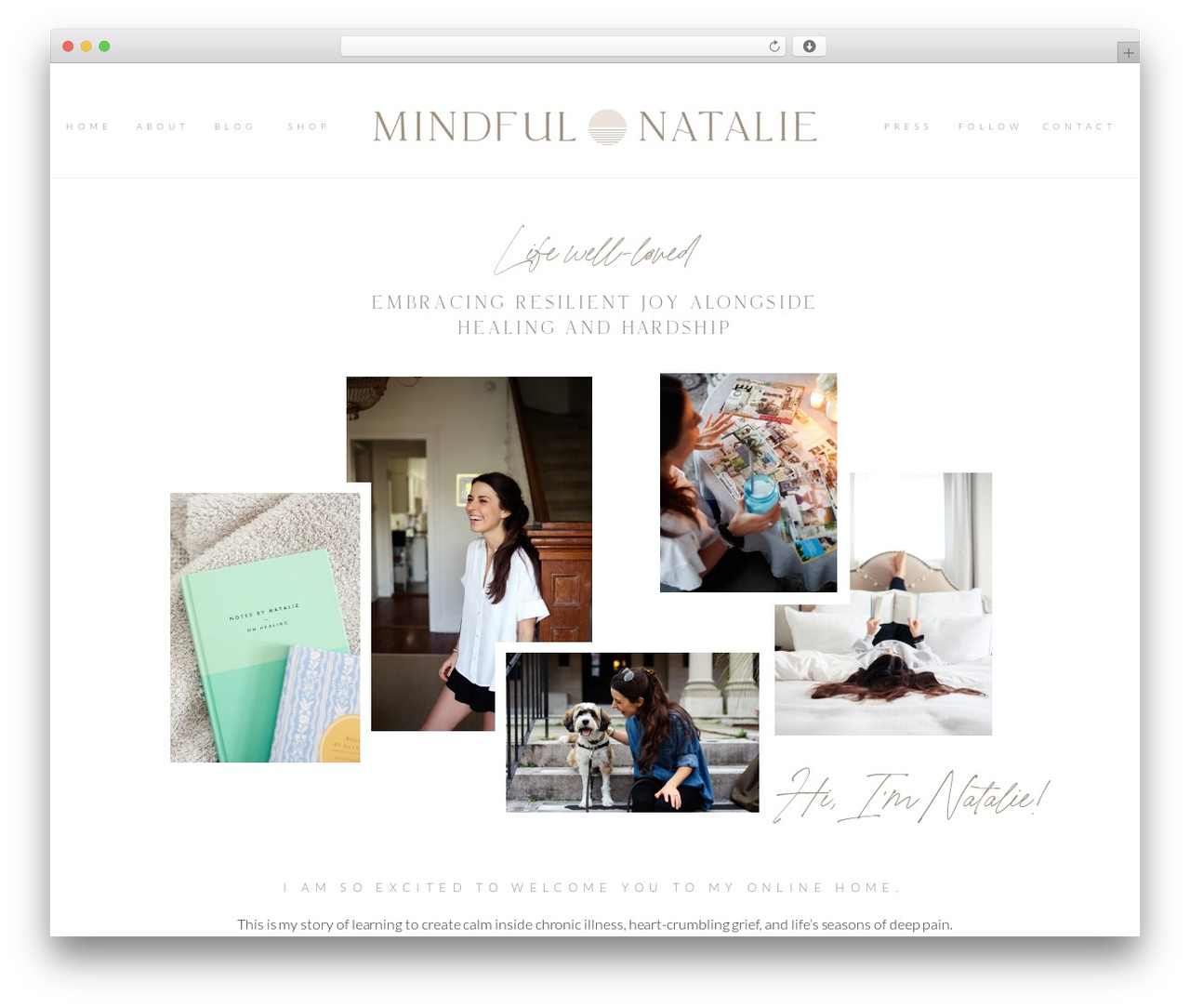 Showit WordPress theme - mindfulnatalie.com Showit WordPress theme - mindfulnatalie.com