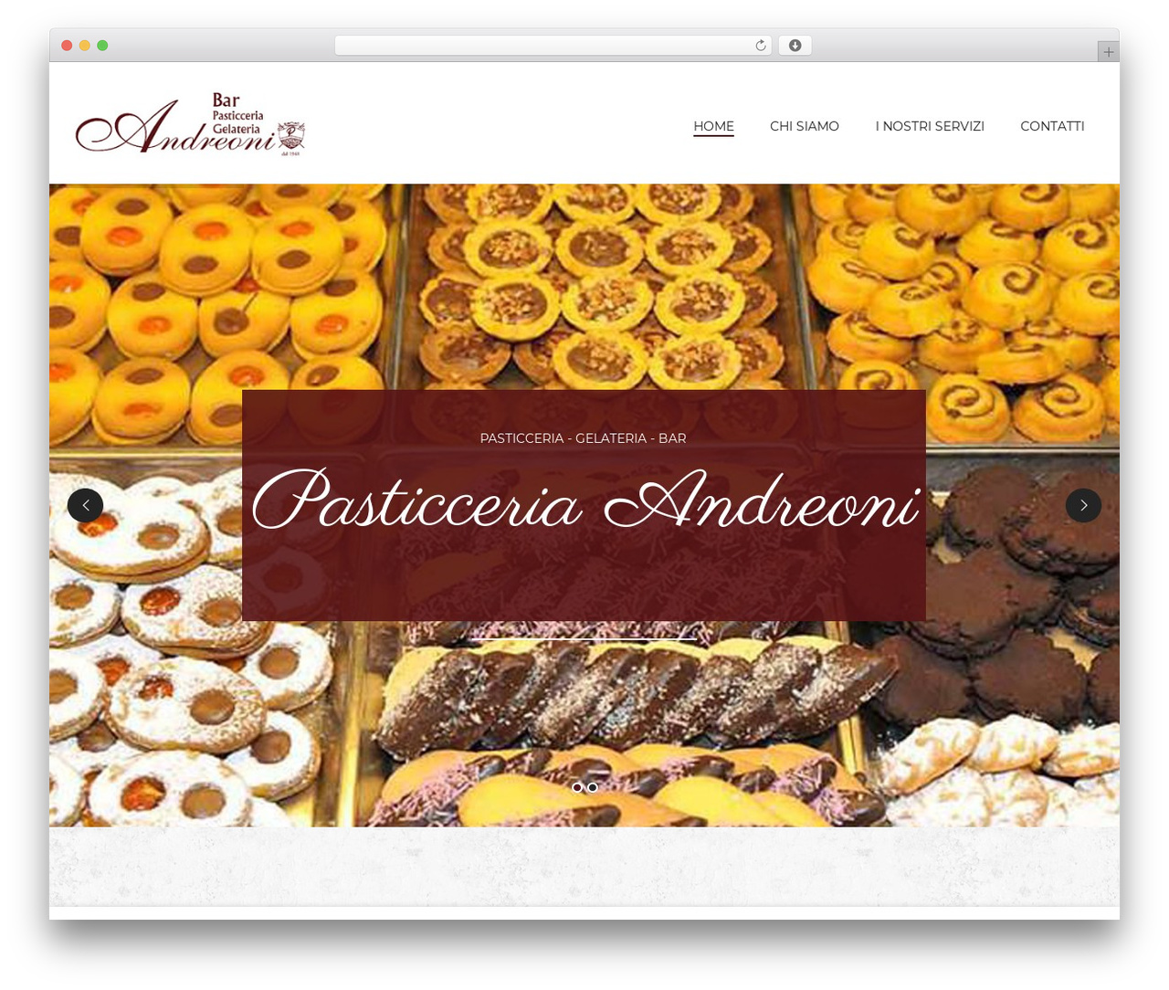 StartUp Theme WordPress theme - pasticceriandreoni.com