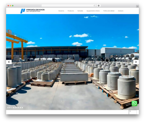 Theme WordPress Immersion - premoldeados.com.ar