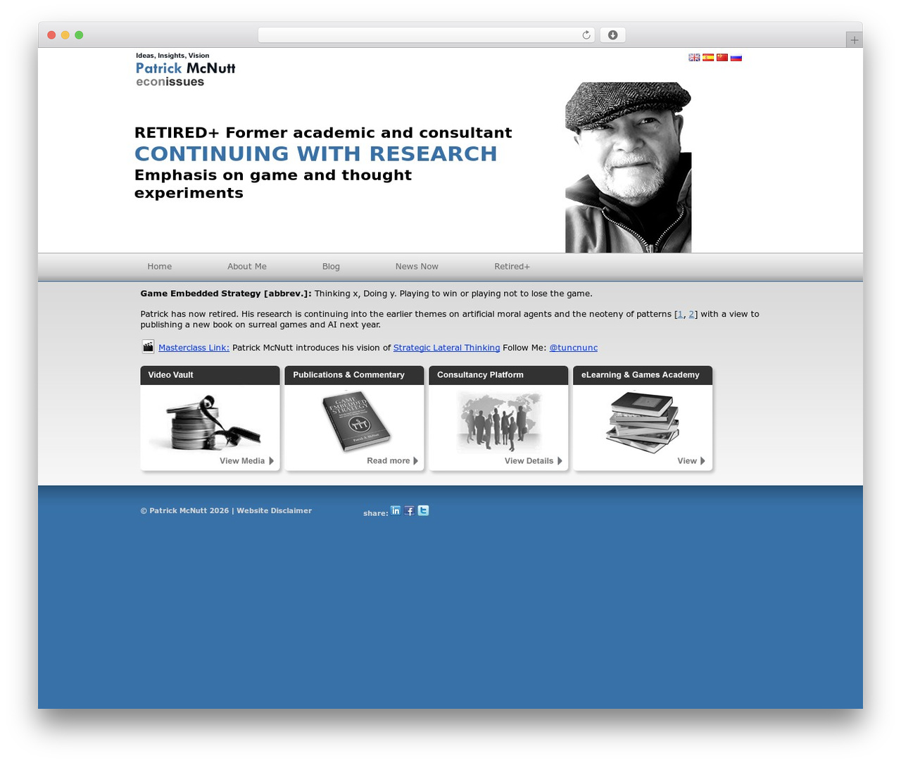 Theme WordPress Patrick McNutt - Econissues - patrickmcnutt.com Theme WordPress Patrick McNutt - Econissues - patrickmcnutt.com