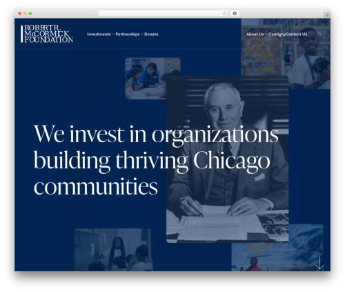 thirdwave theme WordPress - mccormickfoundation.org