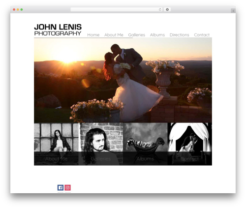 WordPress theme XOR - johnlenisphotography.com