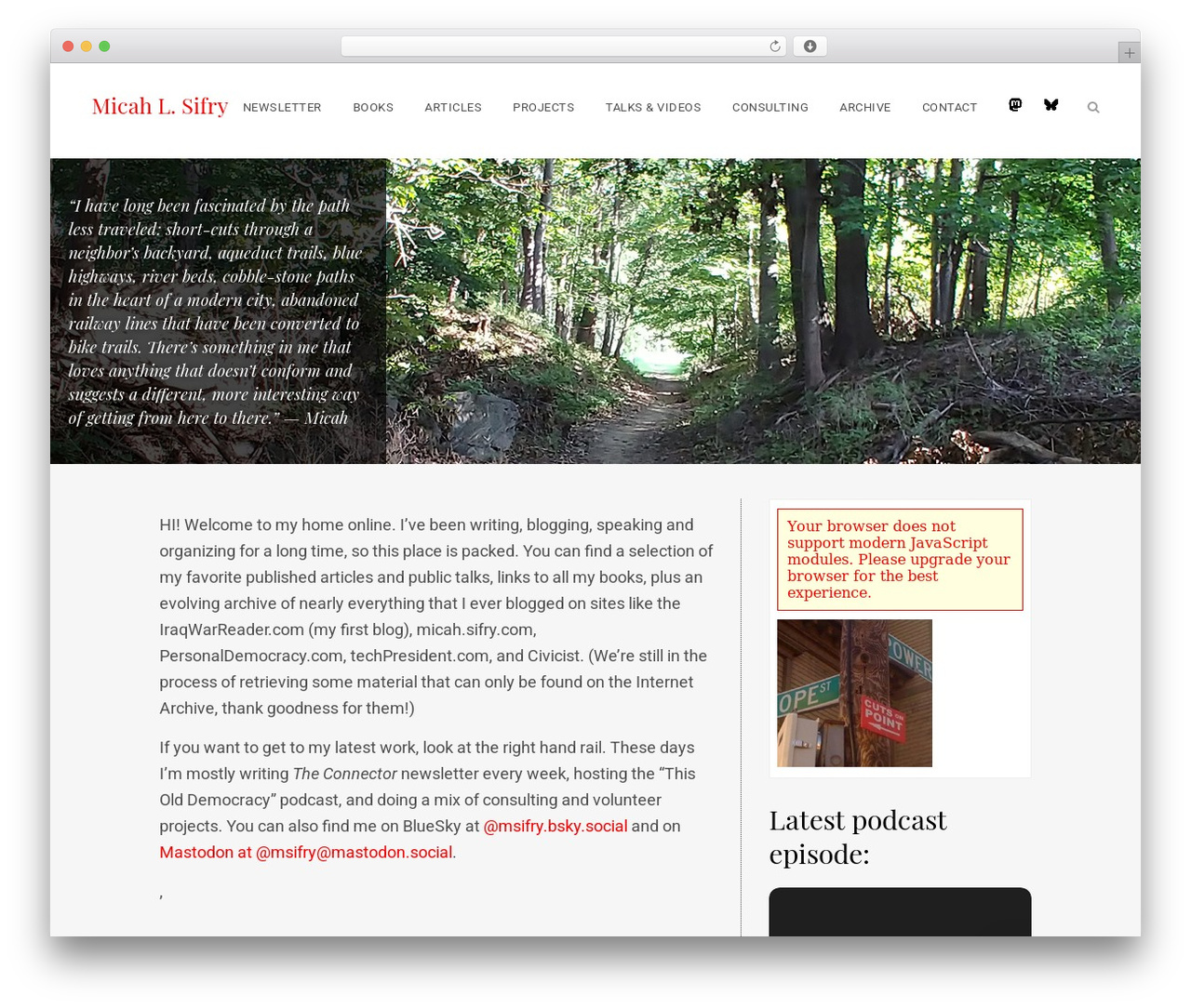 WordPress theme Bridge - micahsifry.com WordPress theme Bridge - micahsifry.com