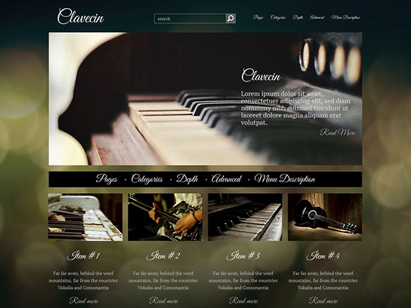WordPress theme Clavecin by LeThemes